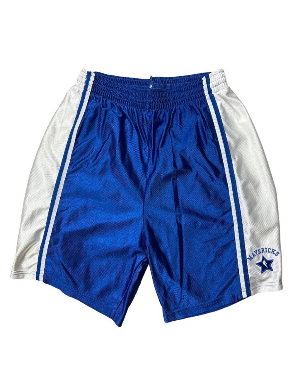 NBA Mavericks Blue & White Basketball Shorts XL